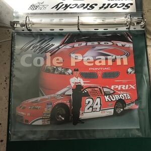 Cole P E A R N signed card/poster